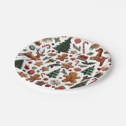 Leuke Kerst Papier Bord (Gekanteld)