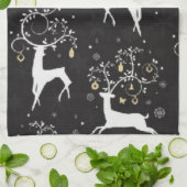 Leuke Kerst Patroon Keuken handdoek (Gevouwen)