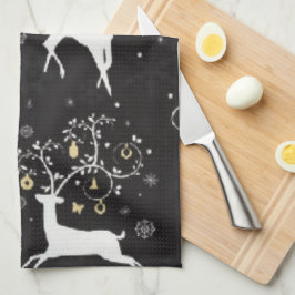 Leuke Kerst Patroon Keuken handdoek