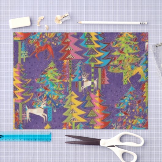 Leuke Kerst patroon tissue papier (Craft)