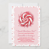 Leuke Kerst Peppermint Snoepgoed  Kaart (Voorkant)