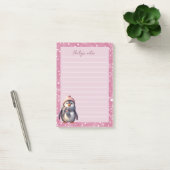 Leuke kerst pinguïn gepersonaliseerd post-it® notes (Kantoor)