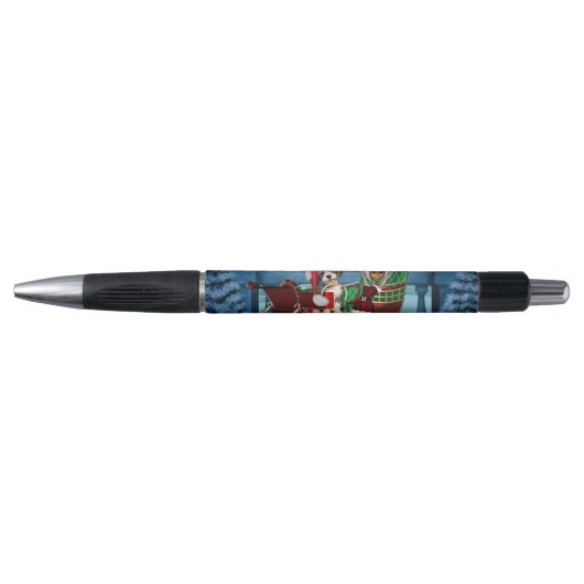Leuke kerst puppy en elf pen (Voorkant)
