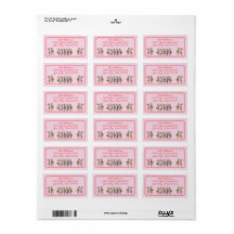 Leuke kerst rendieren retour adreslabel