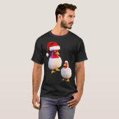 Leuke kerst retro jongen t-shirt (Voorkant volledig)