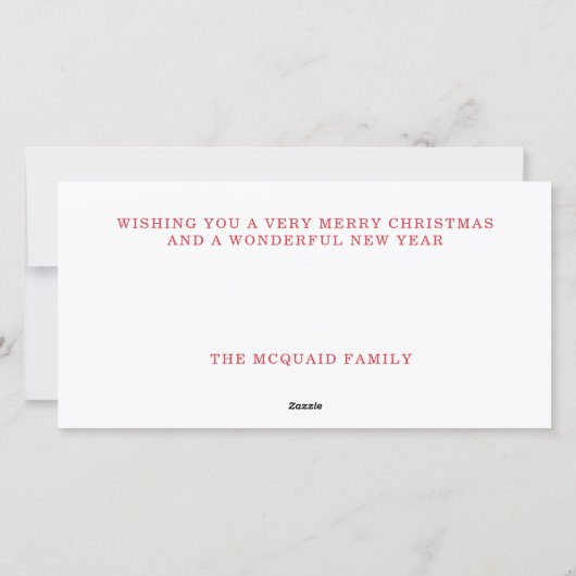 Leuke kerst schapen trekken santas slee feestdagenkaart (Achterkant)