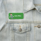 Leuke Kerst Skelet Ornamenten Pet Groen Goud Naamplaatje (In situ)