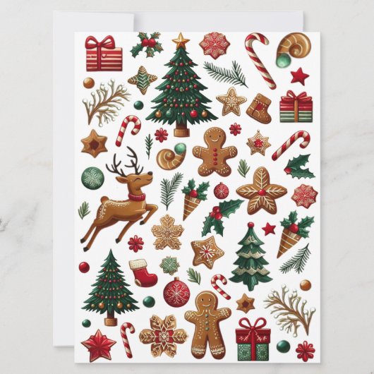 Leuke kerst uitnodiging (Voorkant)