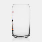 Leuke kerst vos op maat blikvorm glas (Links)