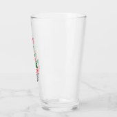 Leuke Kerst Vrede Groene Boom Aangepaste Initiaal Glas (Links)