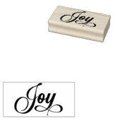 Leuke kerst woord kunst rubberstempel (Gestempeld)