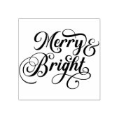 Leuke kerst woord kunst rubberstempel (Afrduk)