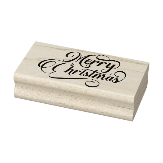 Leuke kerst woord kunst rubberstempel (Stempel)