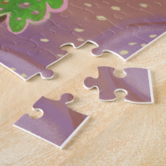 Leuke kerstauto legpuzzel (Zijkant)