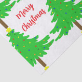 Leuke Kerstbomen met Feestelijke Sfeer Tissuepapier (Detail)