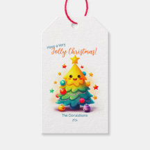Leuke kerstboom cadeau Label