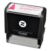 Leuke Kerstboom Naam Script Retouradres Zelfinktende Stempel (Product)