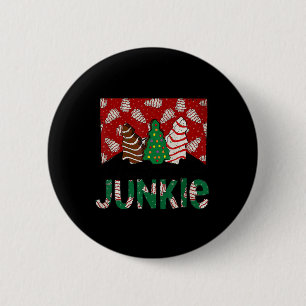 Leuke kerstboom taart junkie dit seizoen west ronde button 5,7 cm