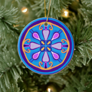 Leuke kerstboomornament keramisch ornament