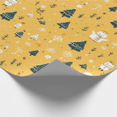 Leuke kerstcadeau inpakpapier (Hoek)