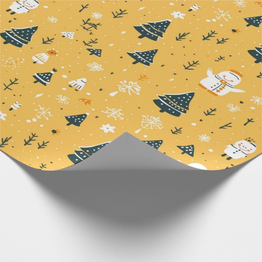 Leuke kerstcadeau inpakpapier (Hoek)