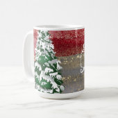 Leuke kerstcadeau koffiemok (Voorkant links)