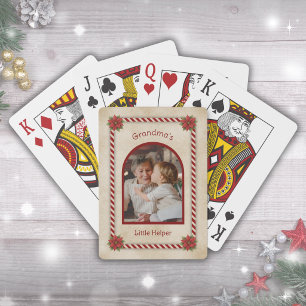 Leuke kerstcadeau voor oma van kleinkinderen pokerkaarten