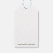 Leuke kerstcadeaus cadeaulabel (Achterkant)