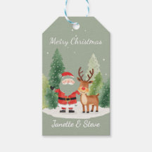 Leuke kerstcadeautag van koppel 