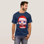 Leuke kerstfamilie t-shirt (Voorkant volledig)