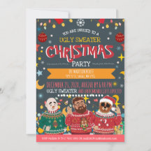 Leuke kerstfeestparty met lelijk-truiwedstrijd 