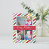 Leuke kerstfoto Briefkaarten (Staand voorkant)