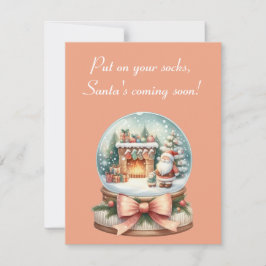 Leuke kerstgroetkaart kaart
