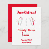 Leuke kerstkaart (Voorkant / Achterkant)