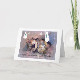 Leuke Kerstkaart Doggie Feestdagen Kaart
