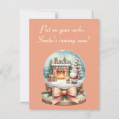 Leuke kerstkaart kaart (Voorkant)