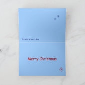 Leuke Kerstkaart met Pinguïnen en tekst Feestdagen Kaart (Binnen)