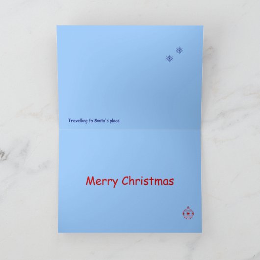 Leuke Kerstkaart met Pinguïnen en tekst Feestdagen Kaart (Binnen)