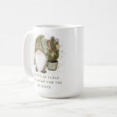 Leuke Kerstkabouter Boom Geen Plaats Als Kabouter Koffiemok (Voorkant links)