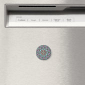 Leuke Kerstkatten Cirkelmagneet Kerstcadeau Magneet (Insitu (Vaatwasser))