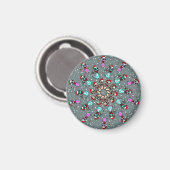Leuke Kerstkatten Cirkelmagneet Kerstcadeau Magneet (Voorkant / Achterkant)