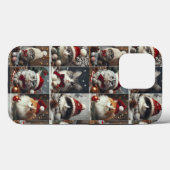 Leuke Kerstkatten Winterdieren Rustiek Case-Mate iPhone Case (Achterkant (horizontaal))