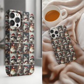 Leuke Kerstkatten Winterdieren Rustiek Case-Mate iPhone Case