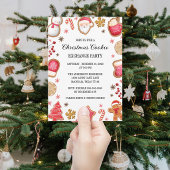 Leuke kerstkoekjes ruilparty kaart