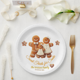 Leuke kerstkrans familiereepjes Cookie Versieren F Papieren Bordje