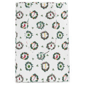 Leuke kerstkransen medium cadeauzakje (Voorkant)