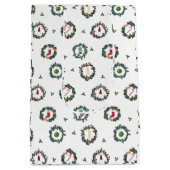 Leuke kerstkransen medium cadeauzakje (Achterkant)