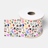Leuke kerstlint grosgrain lint (Spoel)