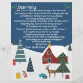 Leuke Kerstman brief Vrolijk Kerstfeest (Voorkant)