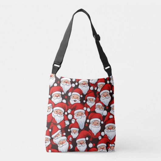 Leuke Kerstman Crossbody Tas (Voorkant)